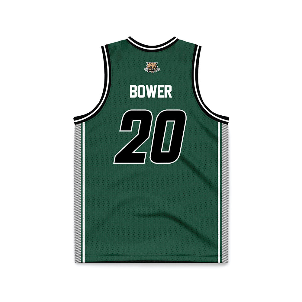 Ohio - NCAA Women's Basketball : Gigi Bower - Green Basketball Jersey-1