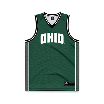Ohio - NCAA Women's Basketball : Blossom Wallace - Green Basketball Jersey-0