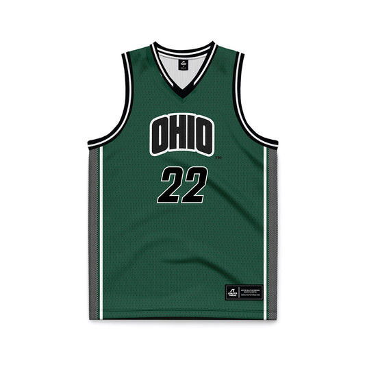 Ohio - NCAA Women's Basketball : Asiah Baxter - Green Basketball Jersey