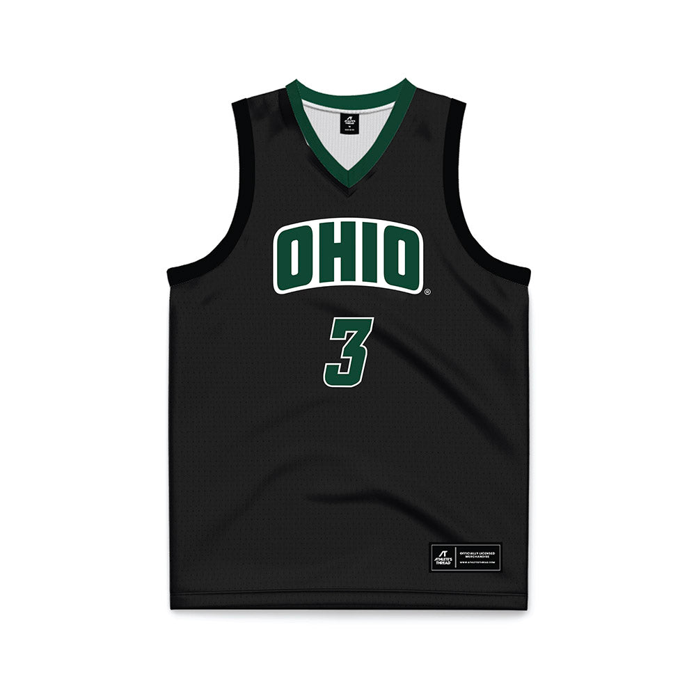 Ohio - NCAA Women's Basketball : Bella Ranallo - Black Basketball Jersey-0