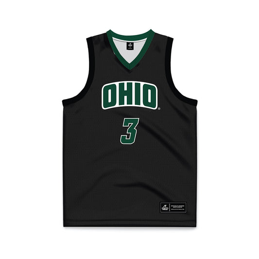 Ohio - NCAA Women's Basketball : Bella Ranallo - Black Basketball Jersey-0