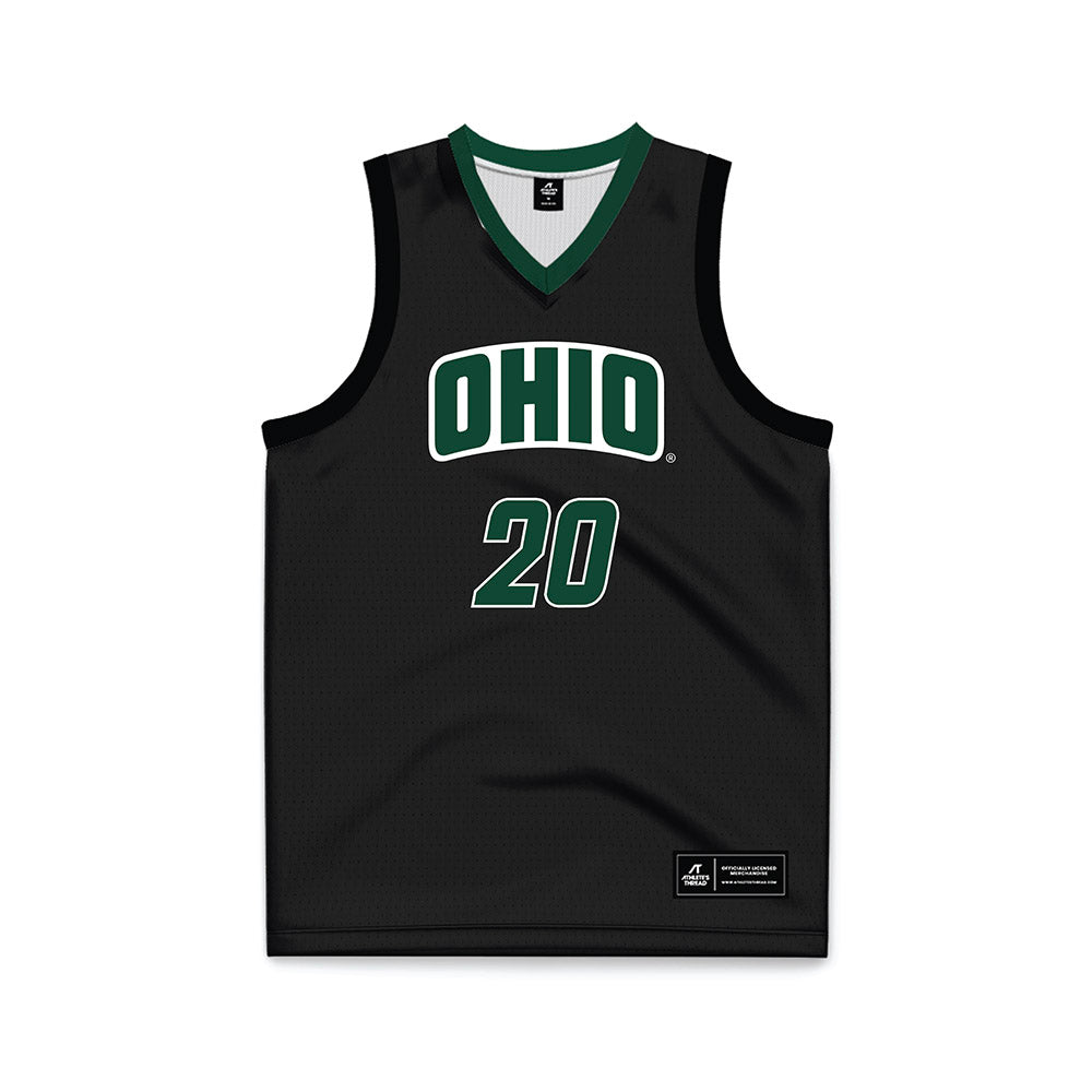 Ohio - NCAA Women's Basketball : Gigi Bower - Black Basketball Jersey-0