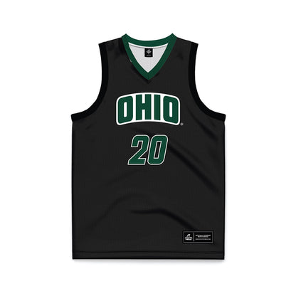Ohio - NCAA Women's Basketball : Gigi Bower - Black Basketball Jersey-0
