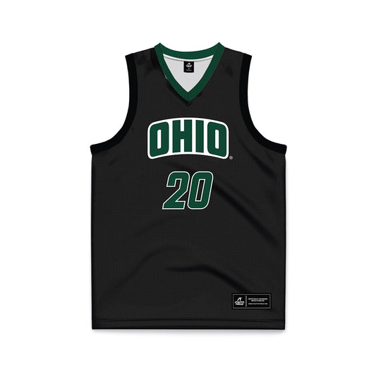 Ohio - NCAA Women's Basketball : Gigi Bower - Black Basketball Jersey-0