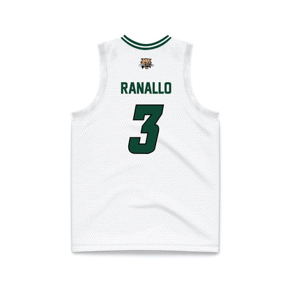 Ohio - NCAA Women's Basketball : Bella Ranallo - White Basketball Jersey-1