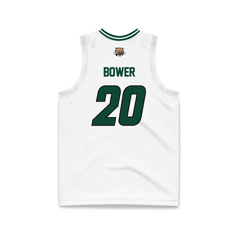 Ohio - NCAA Women's Basketball : Gigi Bower - White Basketball Jersey-1
