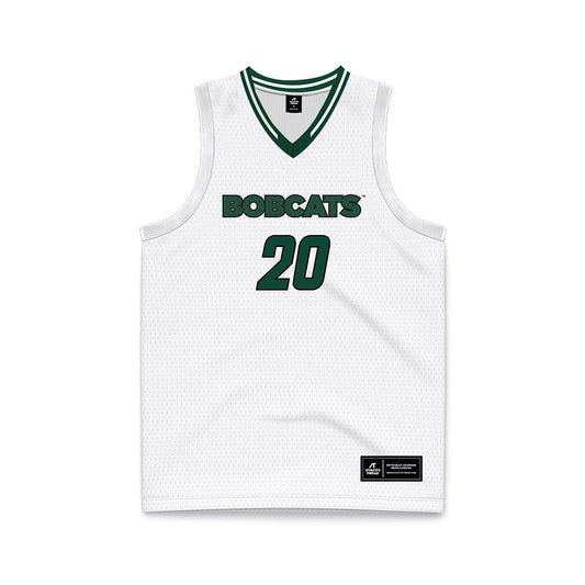 Ohio - NCAA Women's Basketball : Gigi Bower - White Basketball Jersey
