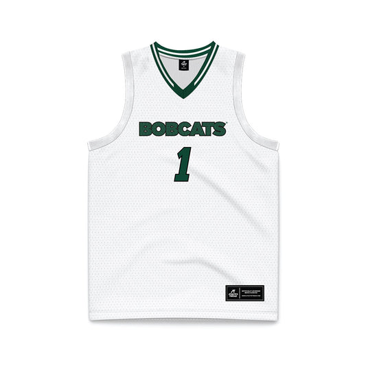Ohio - NCAA Women's Basketball : Sienna Allen - White Basketball Jersey-0