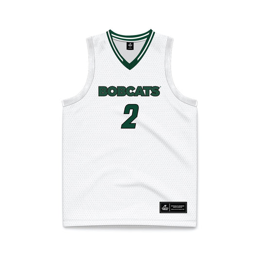Ohio - NCAA Women's Basketball : Arianna Jennings - White Basketball Jersey-0