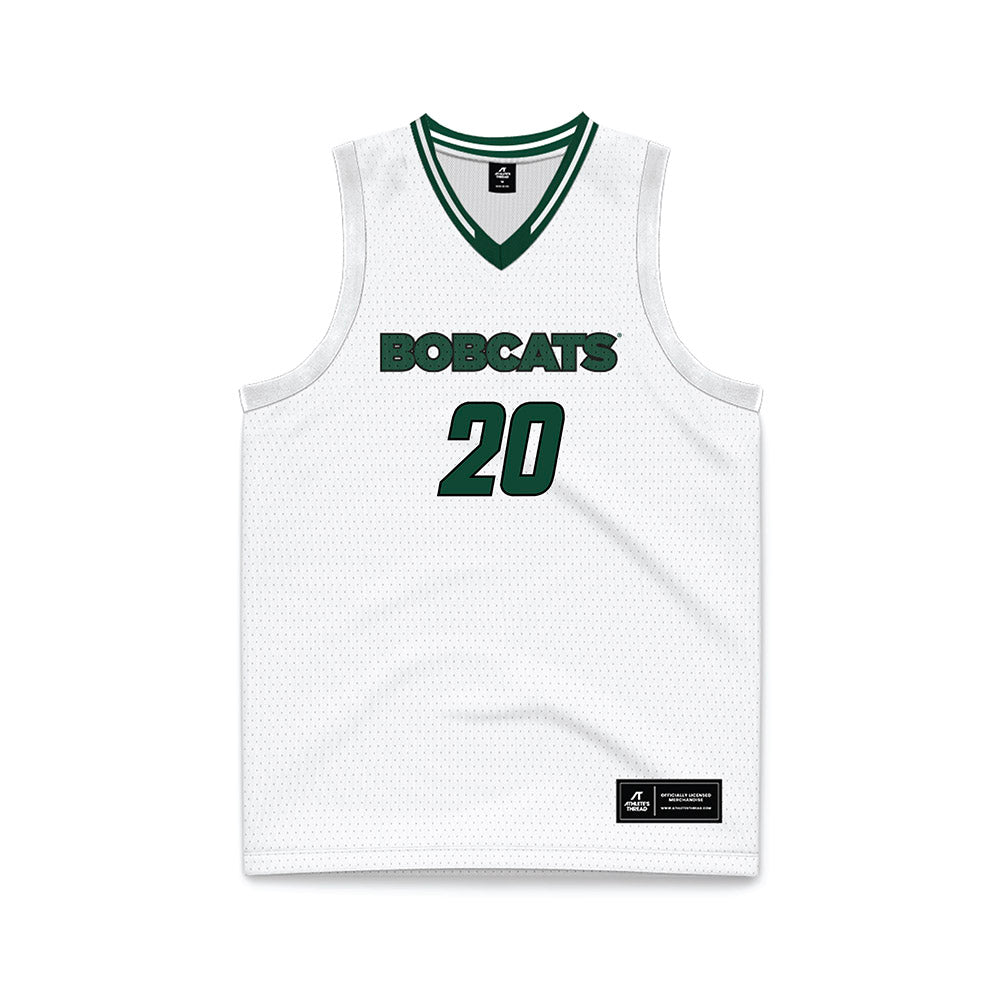 Ohio - NCAA Women's Basketball : Gigi Bower - White Basketball Jersey-0