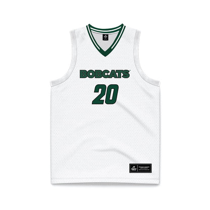 Ohio - NCAA Women's Basketball : Gigi Bower - White Basketball Jersey-0