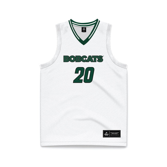 Ohio - NCAA Women's Basketball : Gigi Bower - White Basketball Jersey-0