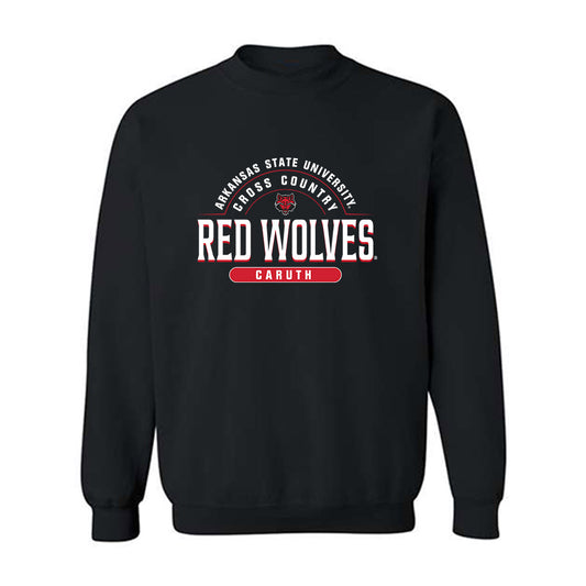 Arkansas State - NCAA Women's Cross Country : Paige-Elicia Caruth - Classic Fashion Shersey Crewneck Sweatshirt-0
