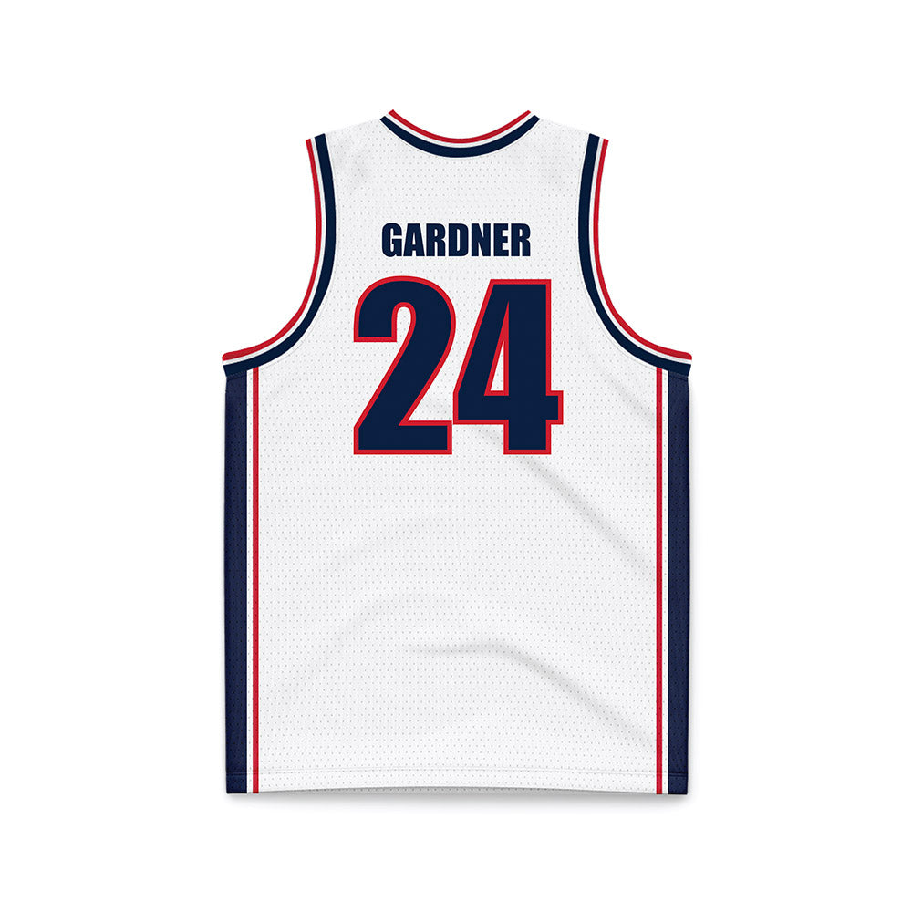 Gonzaga - NCAA Women's Basketball : Teryn Gardner - White Basketball Jersey-1