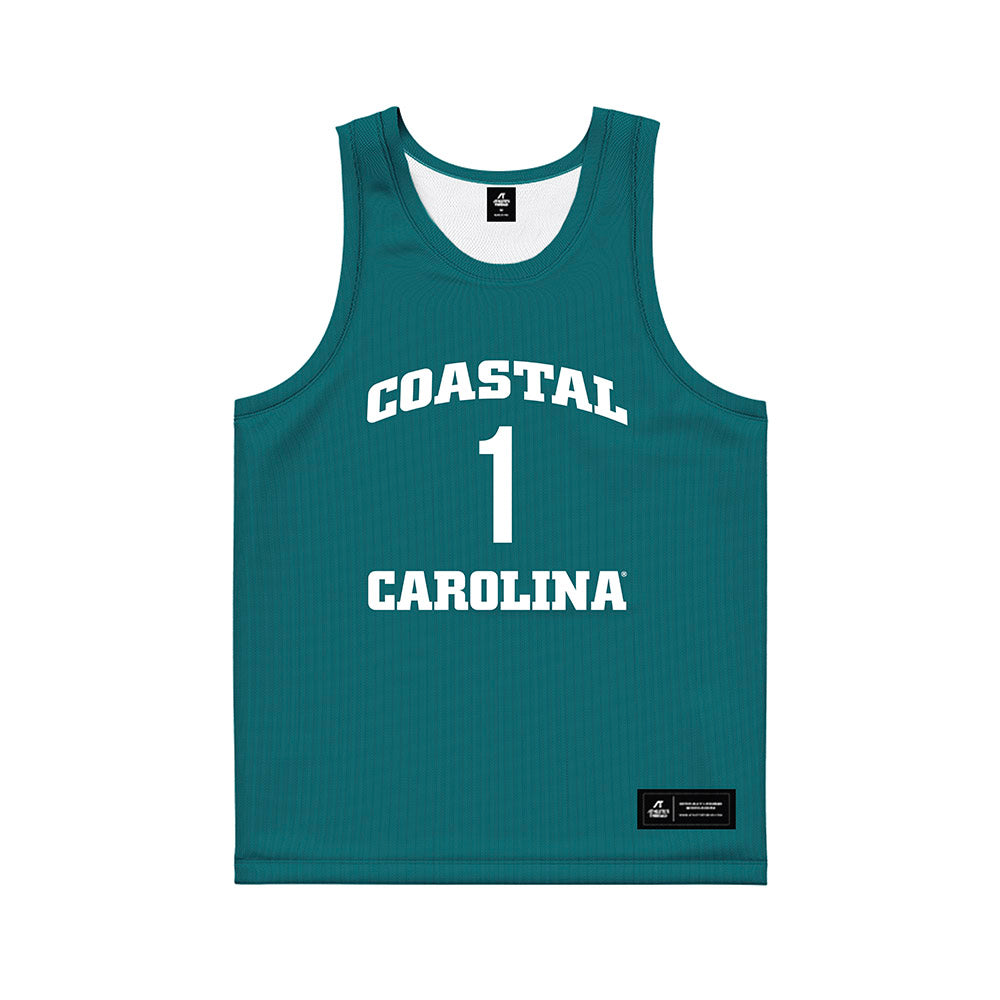 Coastal Carolina - NCAA Men's Basketball : Tristan Thompson - Basketball Jersey-0