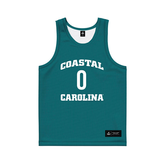 Coastal Carolina - NCAA Men's Basketball : Trey Perry - Basketball Jersey-0