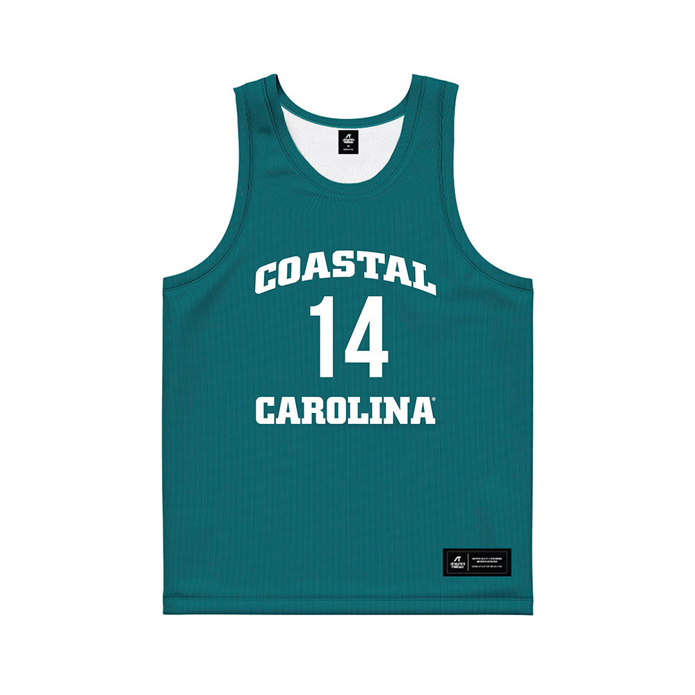 Coastal Carolina - NCAA Men's Basketball : Jerry Ngopot - Basketball Jersey-0