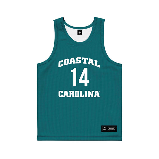 Coastal Carolina - NCAA Men's Basketball : Jerry Ngopot - Basketball Jersey-0