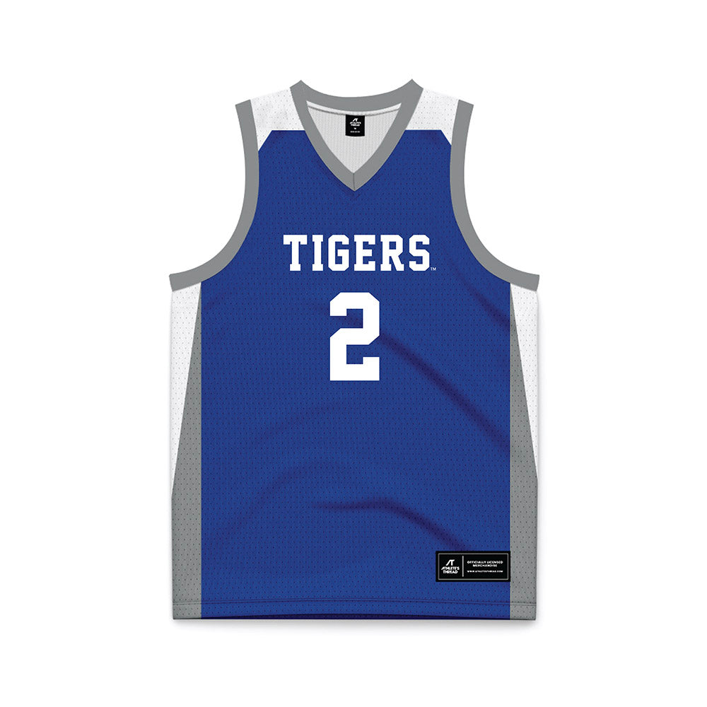 Memphis - NCAA Men's Basketball : Zach Davis - Basketball Jersey-0