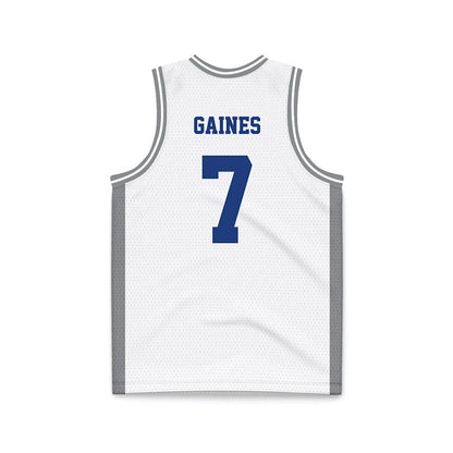 Memphis - NCAA Women's Basketball : Paris Gaines - White Fashion Basketball Jersey-1