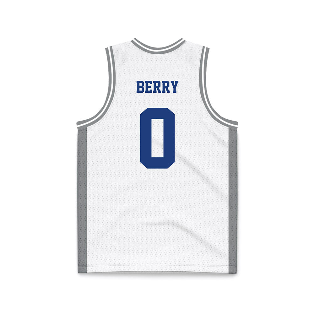 Memphis - NCAA Men's Basketball : Quante Berry - White Fashion Basketball Jersey-1
