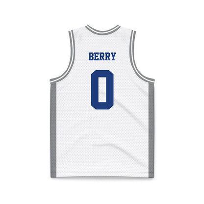 Memphis - NCAA Men's Basketball : Quante Berry - White Fashion Basketball Jersey-1