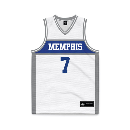 Memphis - NCAA Women's Basketball : Paris Gaines - White Fashion Basketball Jersey-0