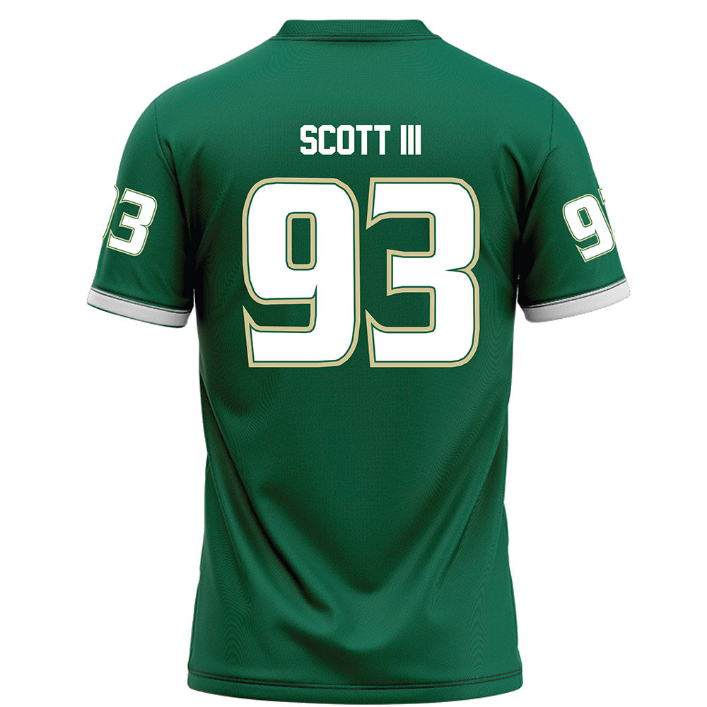 USF - NCAA Football : Richard Scott III - Green Football Jersey-1