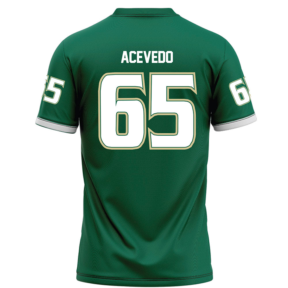 USF - NCAA Football : Jaylin Acevedo - Green Football Jersey-1