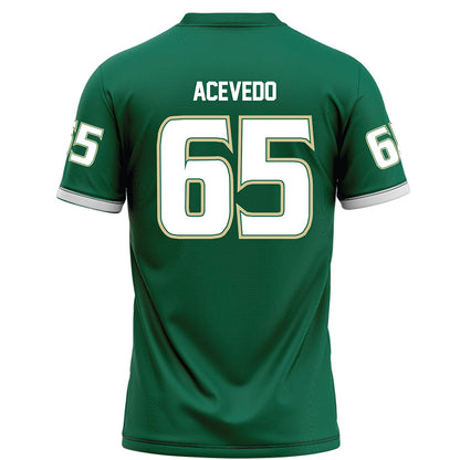 USF - NCAA Football : Jaylin Acevedo - Green Football Jersey-1