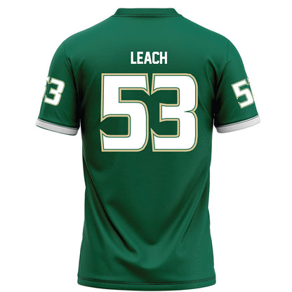 USF - NCAA Football : Gavin Leach - Green Football Jersey-1