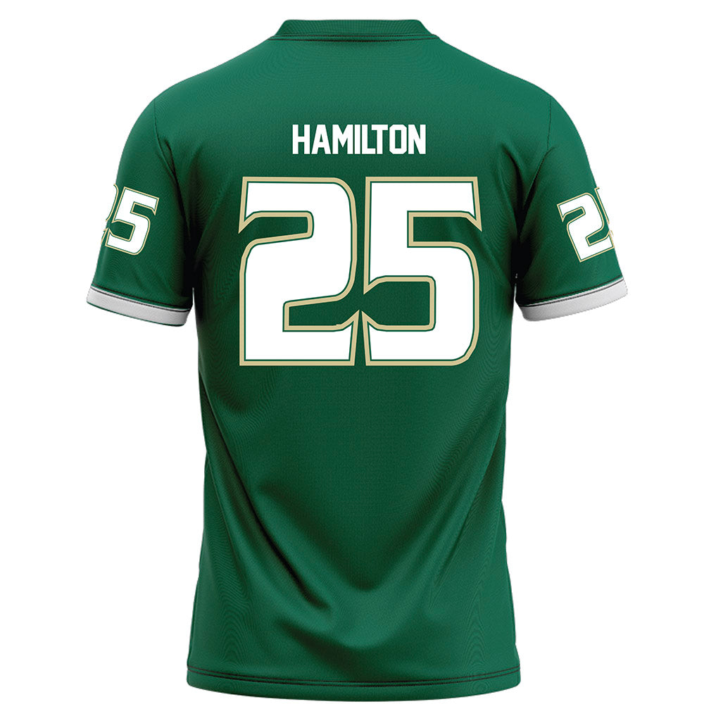 USF - NCAA Football : Zavier Hamilton - Green Football Jersey-1