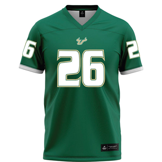 USF - NCAA Football : Christopher Cresser jr - Green Football Jersey-0