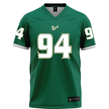 USF - NCAA Football : Brooks Williams Jr - Green Football Jersey-0