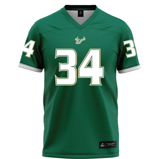 USF - NCAA Football : Rico Watson III - Green Football Jersey-0