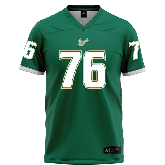 USF - NCAA Football : Colin Bellomy - Green Football Jersey-0
