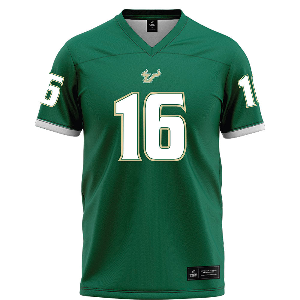 USF - NCAA Football : Jayden Bradford - Green Football Jersey-0