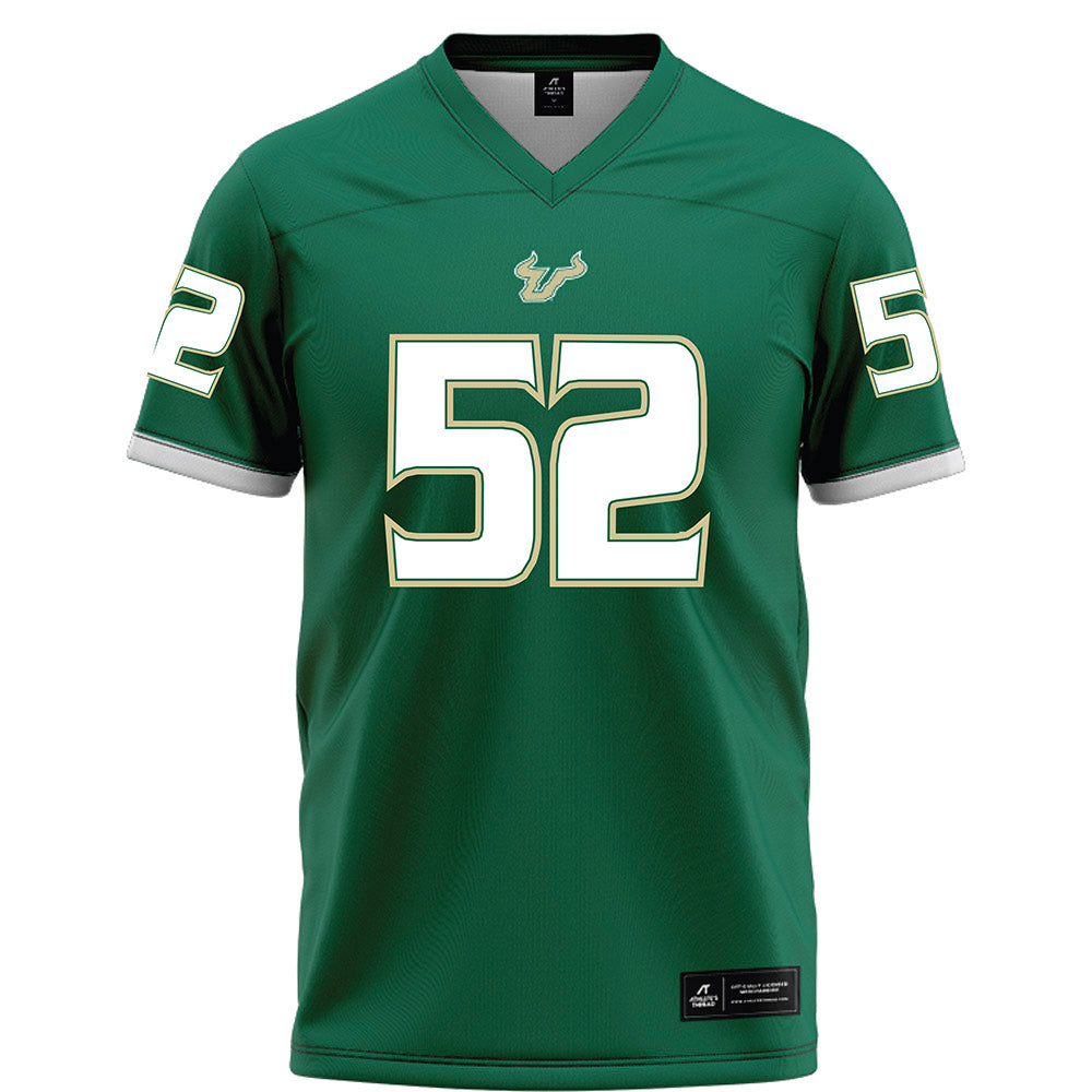 USF - NCAA Football : Christian Smith - Green Football Jersey-0