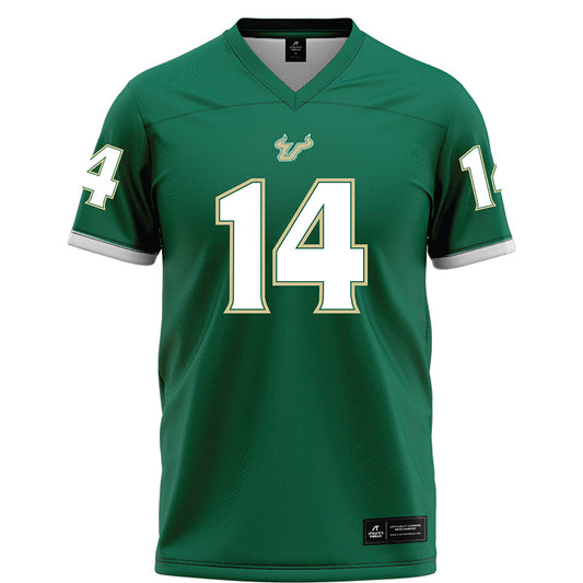 USF - NCAA Football : Eli Jones - Green Football Jersey-0