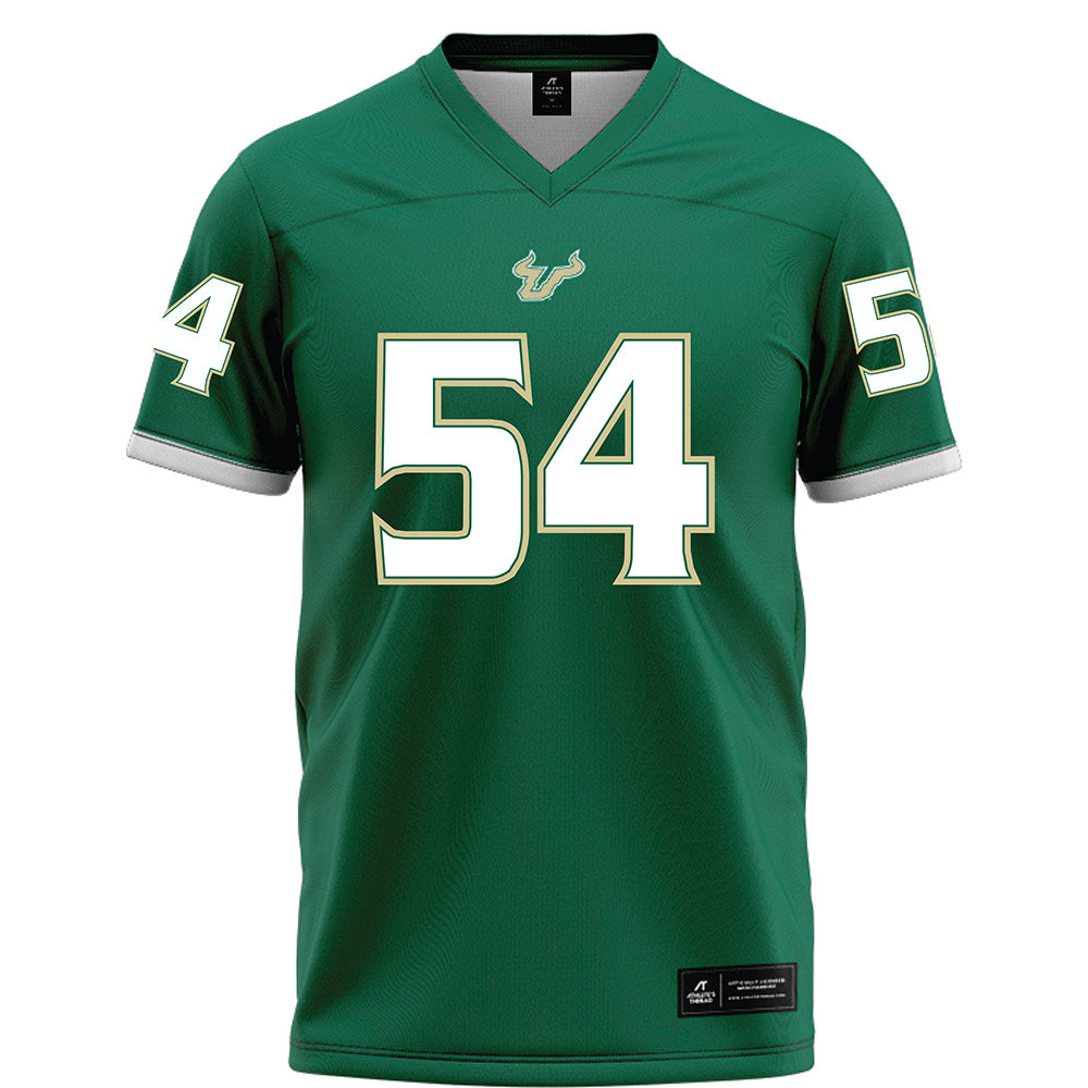 USF - NCAA Football : Caleb Harris - Green Football Jersey-0