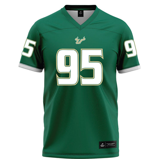 USF - NCAA Football : Iverson Garcia - Green Football Jersey-0