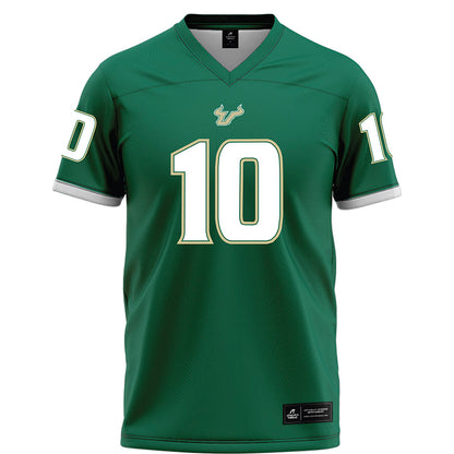 USF - NCAA Football : Gaston Gramatica - Green Football Jersey-0