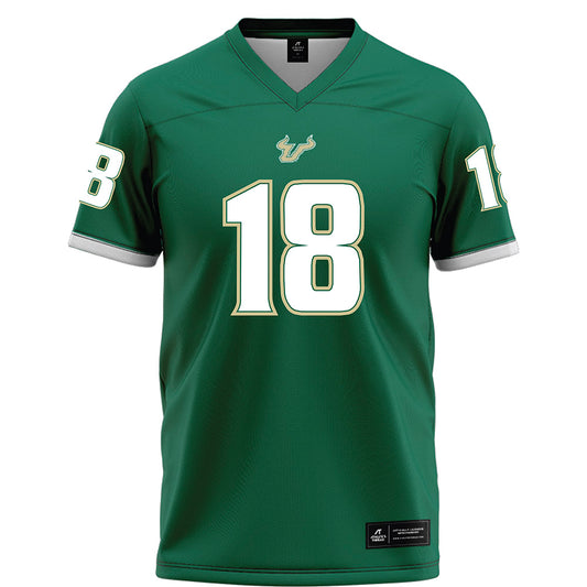 USF - NCAA Football : Levi Smiley - Green Football Jersey-0