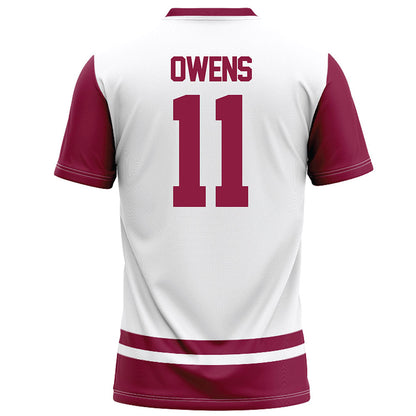 NMSU - NCAA Football : Walter Owens - White Football Jersey-1