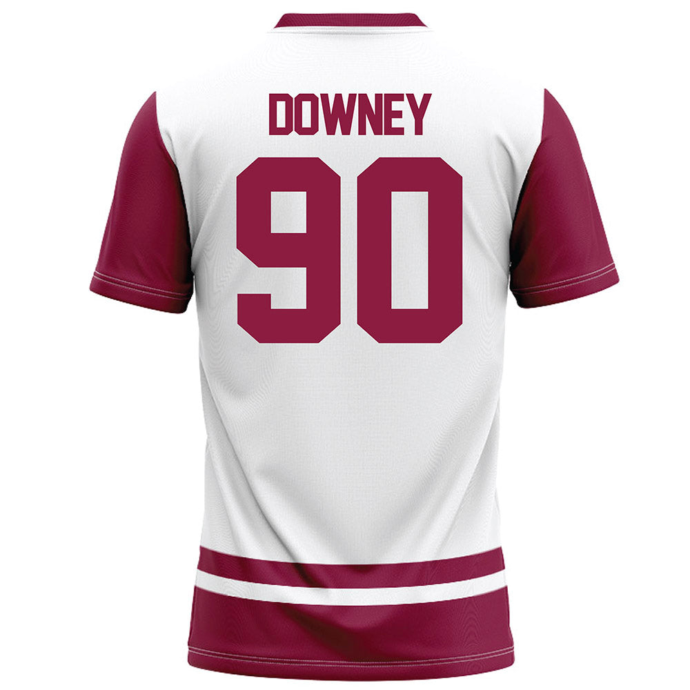 NMSU - NCAA Football : Jordan-Lebron Downey - White Football Jersey-1