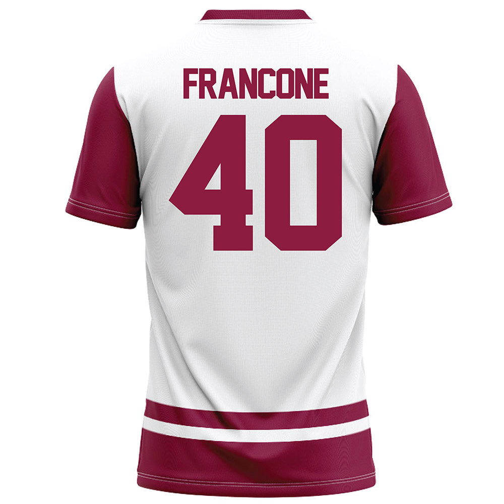NMSU - NCAA Football : Kyah Francone - White Football Jersey-1