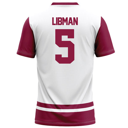 NMSU - NCAA Football : Myles Libman - White Football Jersey-1