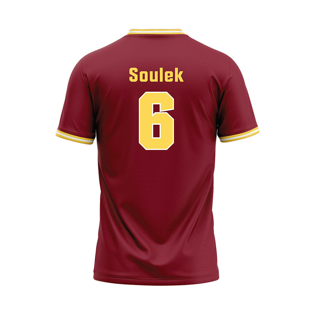 NSU - NCAA Baseball : Dylan Soulek - Maroon Jersey-1