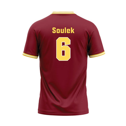NSU - NCAA Baseball : Dylan Soulek - Maroon Jersey-1