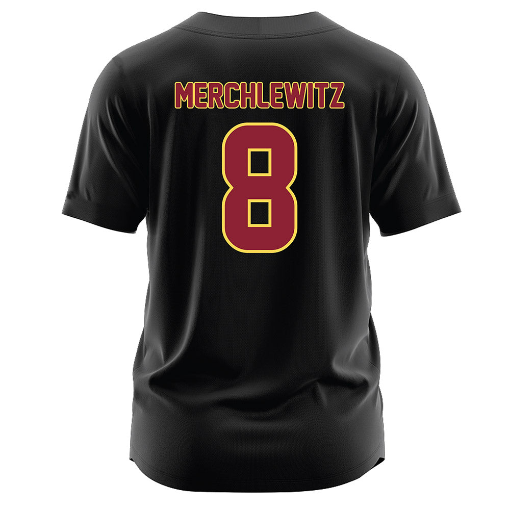 NSU - NCAA Softball : Morgan Merchlewitz - Black Jersey-1